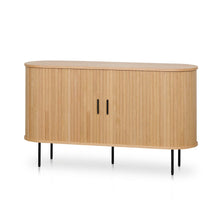 Load image into Gallery viewer, Midnight Curve 1.4m Buffet Unit - Natural - Boho Bliss