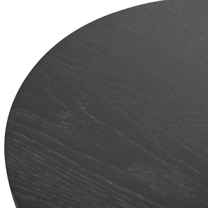 Midnight Curve Side Table - Black - Boho Bliss