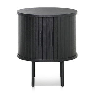 Midnight Curve Side Table - Black - Boho Bliss