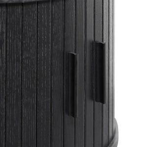 Midnight Curve Side Table - Black - Boho Bliss