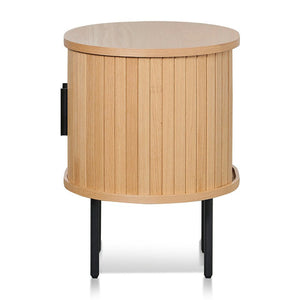 Midnight Curve Side Table - Natural - Boho Bliss