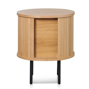 Midnight Curve Side Table - Natural - Boho Bliss