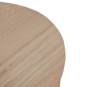 Midnight Curve Side Table - Natural - Boho Bliss