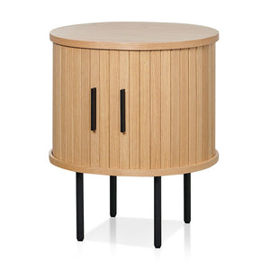 Midnight Curve Side Table - Natural - Boho Bliss