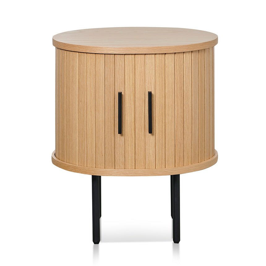 Midnight Curve Side Table - Natural - Boho Bliss