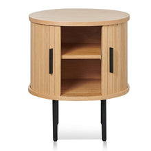 Load image into Gallery viewer, Midnight Curve Side Table - Natural - Boho Bliss