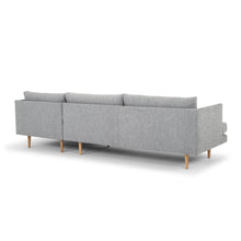 Load image into Gallery viewer, Mila 3 Seater Sofa With Right Chaise - Graphite Grey - Boho Bliss