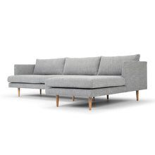 Load image into Gallery viewer, Mila 3 Seater Sofa With Right Chaise - Graphite Grey - Boho Bliss