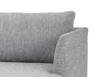 Load image into Gallery viewer, Mila 3 Seater Sofa With Right Chaise - Graphite Grey - Boho Bliss
