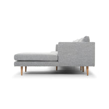 Load image into Gallery viewer, Mila 3 Seater Sofa With Right Chaise - Graphite Grey - Boho Bliss