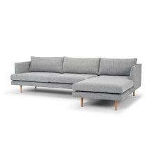 Load image into Gallery viewer, Mila 3 Seater Sofa With Right Chaise - Graphite Grey - Boho Bliss