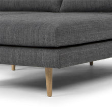 Load image into Gallery viewer, Mila 3 Seater Sofa With Right Chaise - Metal Grey - Boho Bliss