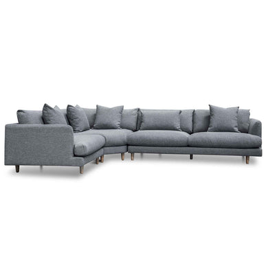 Mila Left Return Modular Sofa - Graphite Grey - Boho Bliss