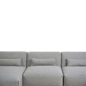 Mira Left Chaise Sofa - Sterling Sand - Boho Bliss