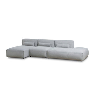 Mira Left Chaise Sofa - Sterling Sand - Boho Bliss