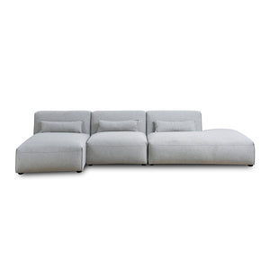 Mira Left Chaise Sofa - Sterling Sand - Boho Bliss