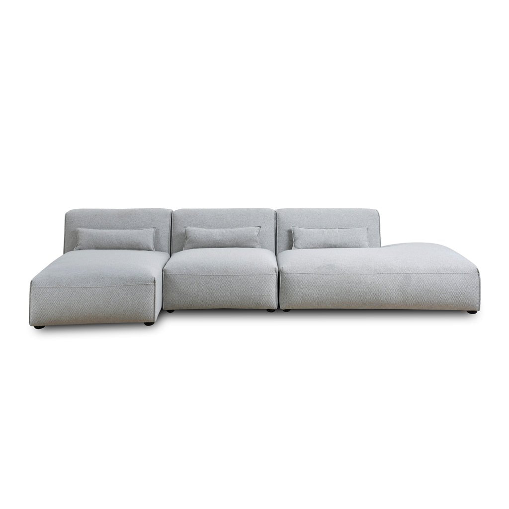 Mira Left Chaise Sofa - Sterling Sand - Boho Bliss