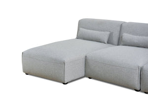 Mira Left Chaise Sofa - Sterling Sand - Boho Bliss