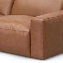 Load image into Gallery viewer, Monterey Leather Sofa - Caramel Brown - Boho Bliss