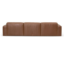 Load image into Gallery viewer, Monterey Leather Sofa - Caramel Brown - Boho Bliss