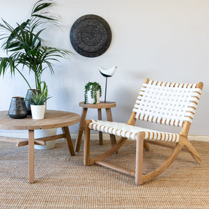 Morocco Chair - White - Boho Bliss