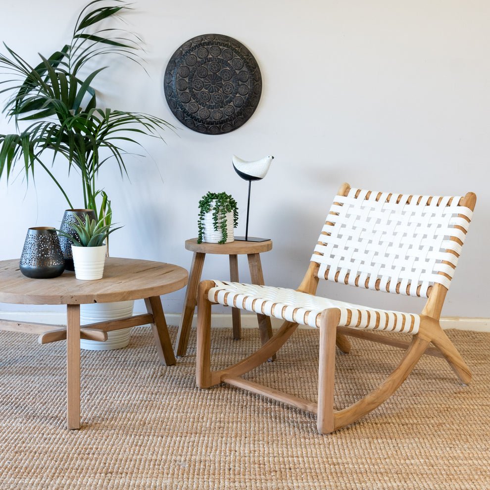 Morocco Chair - White - Boho Bliss
