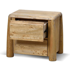 Mount Bedside Table - Natural - Boho Bliss