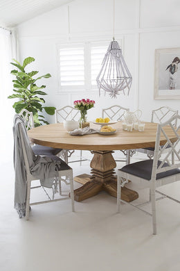 Newport Round Pedestal Table - 180cm - Boho Bliss