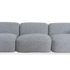 Nimbus Left Chaise Modular Sofa - Glacier Grey - Boho Bliss
