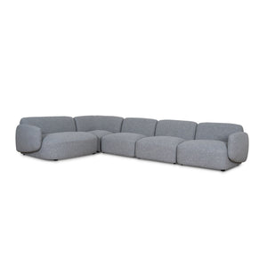 Nimbus Left Chaise Modular Sofa - Glacier Grey - Boho Bliss