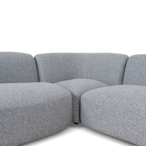 Nimbus Left Chaise Modular Sofa - Glacier Grey - Boho Bliss