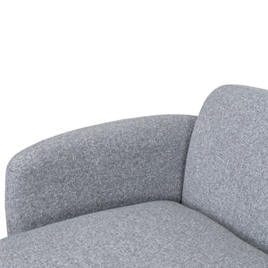 Nimbus Left Chaise Modular Sofa - Glacier Grey - Boho Bliss