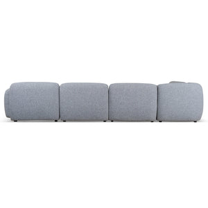 Nimbus Left Chaise Modular Sofa - Glacier Grey - Boho Bliss