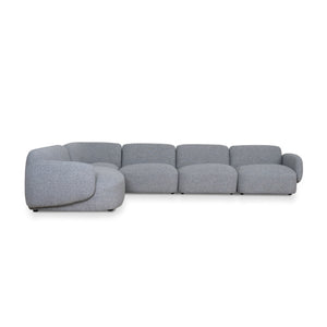 Nimbus Left Chaise Modular Sofa - Glacier Grey - Boho Bliss
