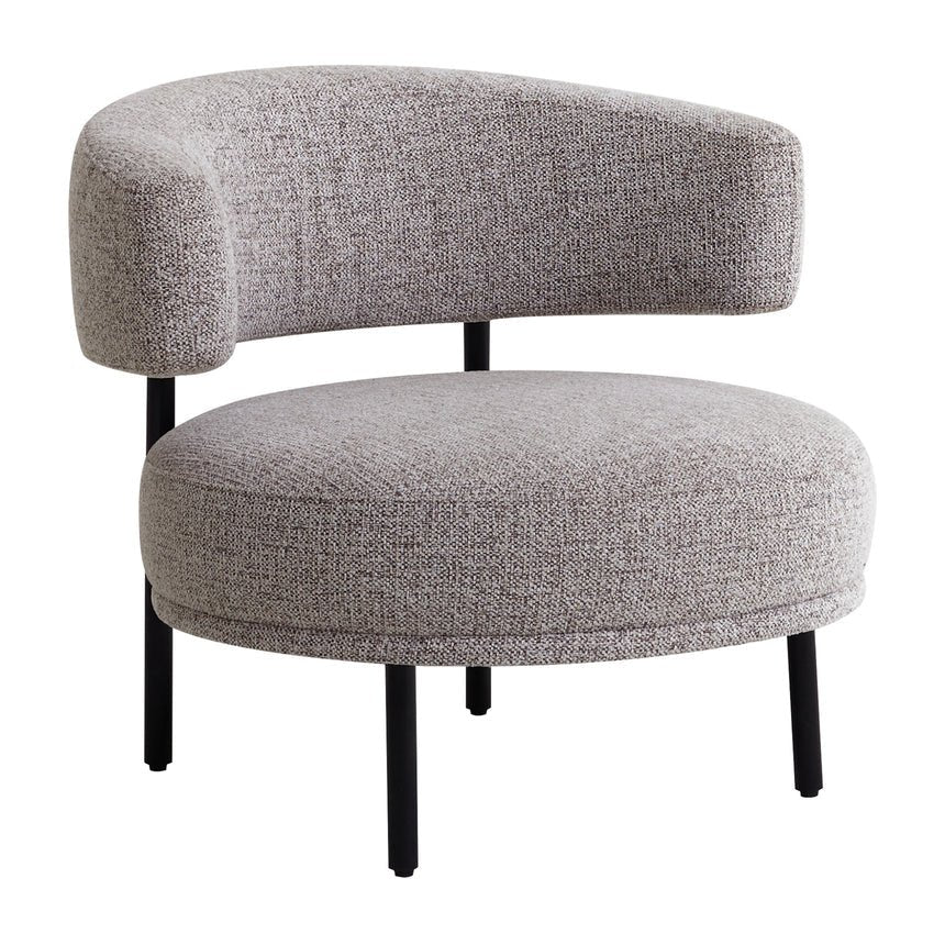 Niva Fabric Armchair - Mountain Grey - Boho Bliss