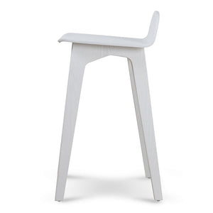 Node Bar Stool - White - Boho Bliss