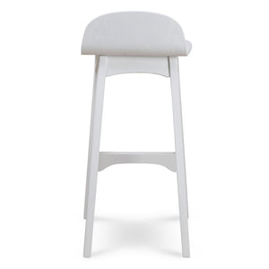 Node Bar Stool - White - Boho Bliss