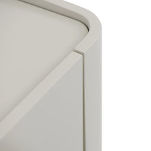 Load image into Gallery viewer, Noir Edge Bedside Table - Warm Grey - Boho Bliss
