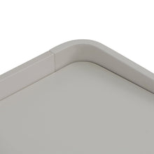 Load image into Gallery viewer, Noir Edge Bedside Table - Warm Grey - Boho Bliss