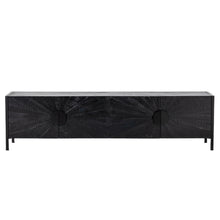 Load image into Gallery viewer, Noirvie Entertainment Unit 2.1m - Black - Boho Bliss