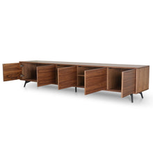 Load image into Gallery viewer, Nomad Entertainment Unit 2.4m - Walnut - Boho Bliss