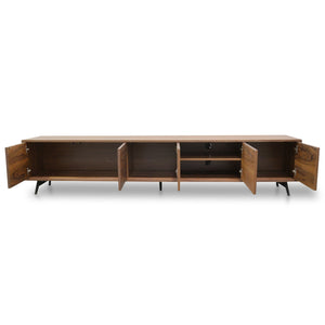 Nomad Entertainment Unit 2.4m - Walnut - Boho Bliss