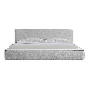 Norland King Bed - Cloudy Pepper - Boho Bliss