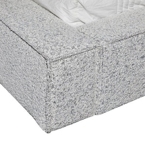 Norland King Bed - Cloudy Pepper - Boho Bliss