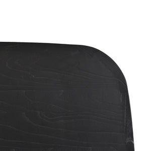 Nox 2.4m Dining Table - Full Black - Boho Bliss