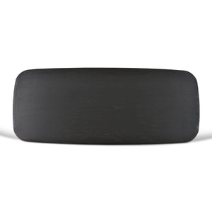 Nox 2.4m Dining Table - Full Black - Boho Bliss