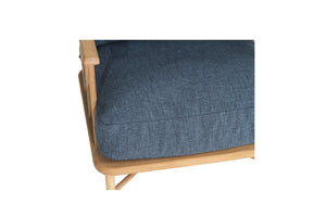 Ocea Armchair - Ink Blue Cushions - Boho Bliss