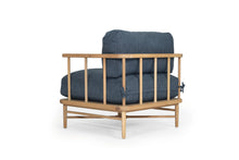 Load image into Gallery viewer, Ocea Armchair - Ink Blue Cushions - Boho Bliss