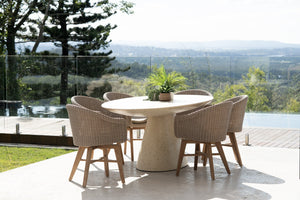 Oceanic Outdoor Armchair - Mushroom - Boho Bliss