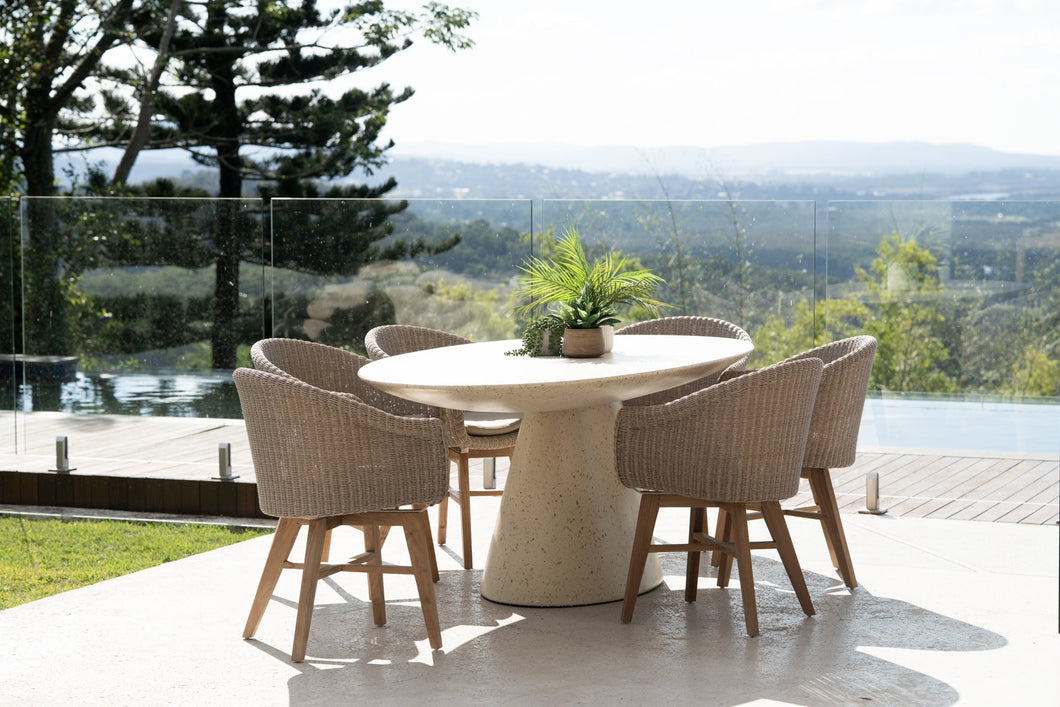 Oceanic Outdoor Armchair - Mushroom - Boho Bliss